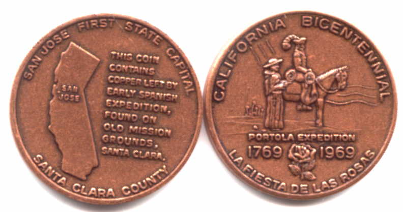 San Jose California Medal