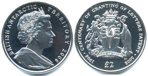 Click Here for British Antarctic Territory coin British Antarctic Territory 2008 Two Pound coin