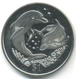 British Virgin Islands 2006 Dolphin Dollar