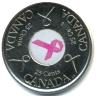 Canada 25c breast cancer coin