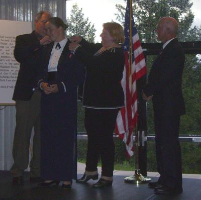 Commissioning 2nd Lt. Grace Anderson in the United States Air Force