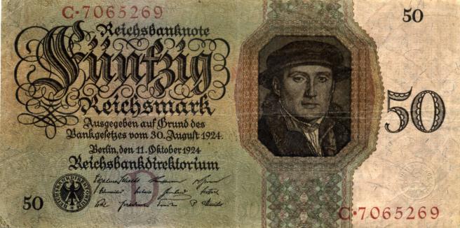 Germany 50 Reichsmark 1924 P177
