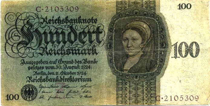 Germany 100 Recishmark 1924 P178
