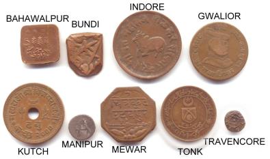 Indian States coin collection