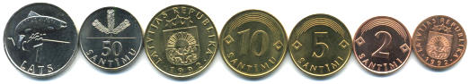 Latvia coin set