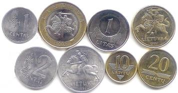Lithuania coin set