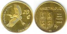 Martinique gold 20 Euro Essai Martinique gold 20 Euro Essai coin