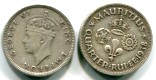 Mauritius silver 1/4 Rupee of George VI Mauritius silver 1/4 Rupee of George VI