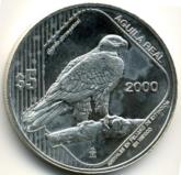 Mexico silver 5 Peso Eagle 2000 KM652 Mexico silver 5 Peso Eagle 2000 KM652