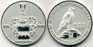 Monte Cristo 1 Soldo coin