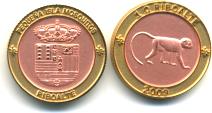 The Small Island of Mosquitos 1 Ribolate coin, 2009