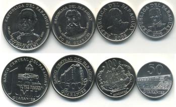 Paraguay 2006 four coin set