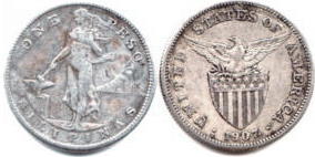 Philippines - United States colonial silver 1 Peso
