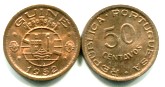 Portuguese Guinea 50 Centavos 1952 KM8 Portuguese Guinea 50 Centavos 1952 KM8