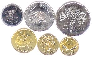 Seychelles coin set