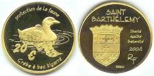 St. Barthelemy gold 20 Euro St. Barthelemy gold 20 Euro