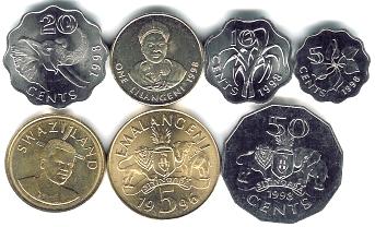 Swaziland coin set