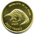 Togo gold 25000 Franc 2007