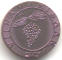 Viinmarisaar Rose Anodized Titanium 7 Krooni coin of 2007